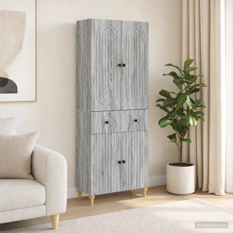 Spintelė 2 pcs 66 x 34,5 x 90 cm Apdirbta mediena