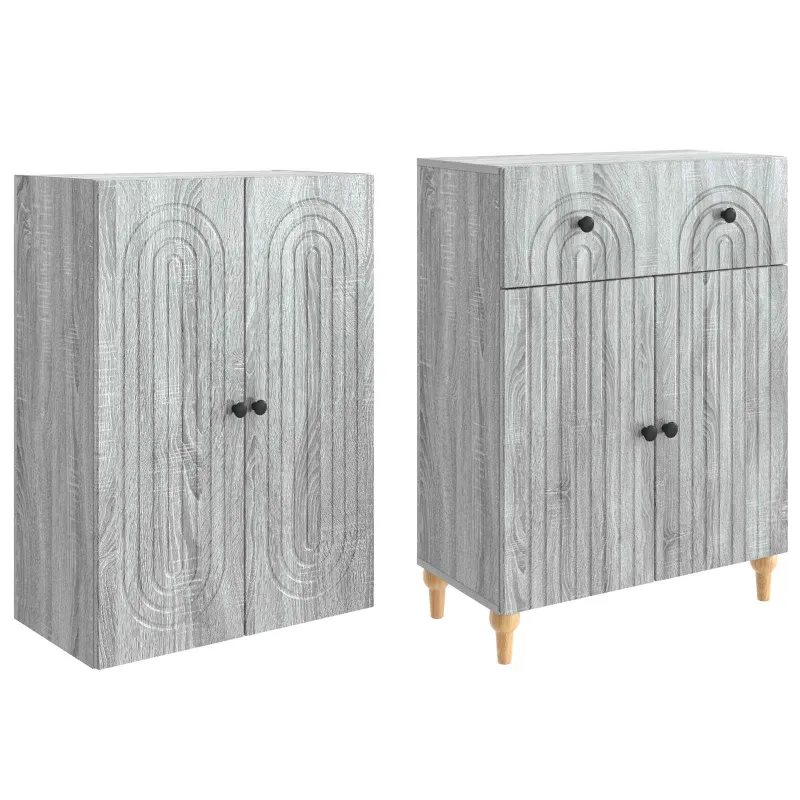 Spintelė 2 pcs 66 x 34,5 x 90 cm Apdirbta mediena