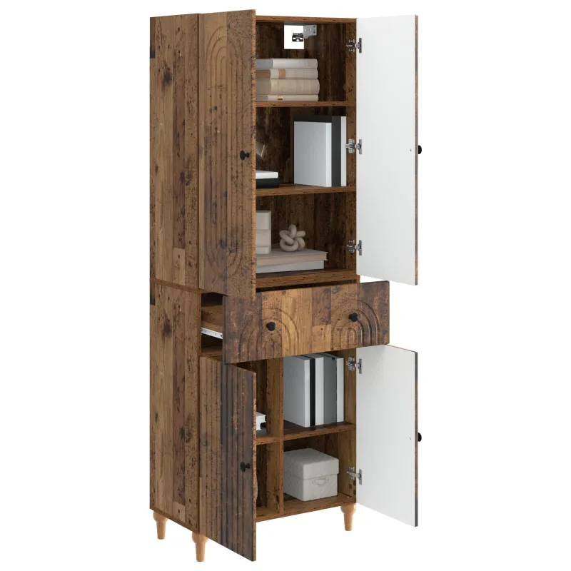 Spintelė 2 pcs 66 x 34,5 x 90 cm Apdirbta mediena