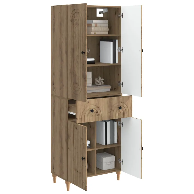 Spintelė 2 pcs 66 x 34,5 x 90 cm Apdirbta mediena