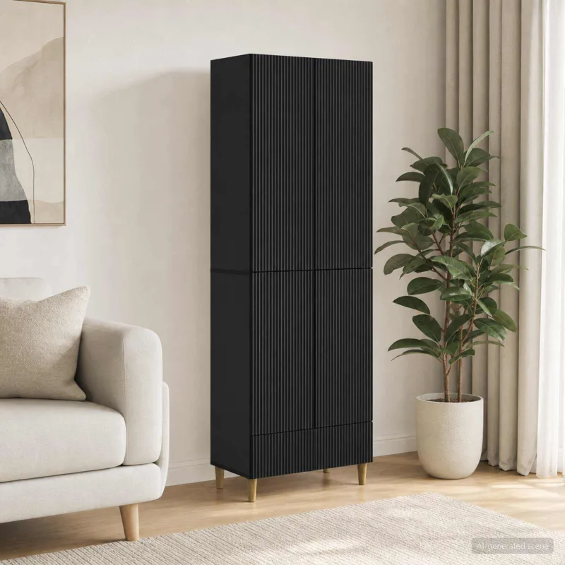 Spintelė 2 pcs 66 x 34,5 x 95 cm Apdirbta mediena