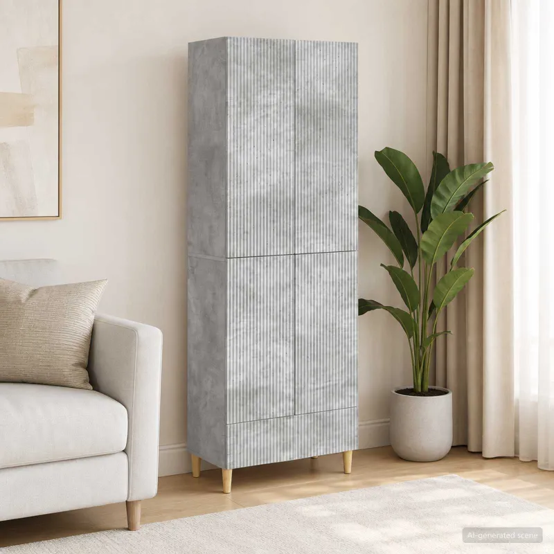 Spintelė 2 pcs 66 x 34,5 x 95 cm Apdirbta mediena