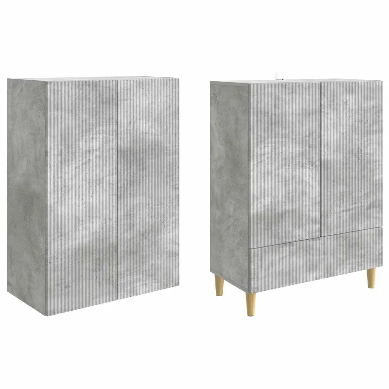 Spintelė 2 pcs 66 x 34,5 x 95 cm Apdirbta mediena