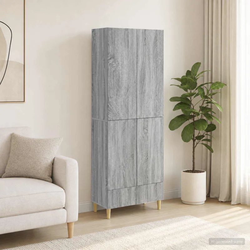 Spintelė 2 pcs 66 x 34,5 x 95 cm Apdirbta mediena