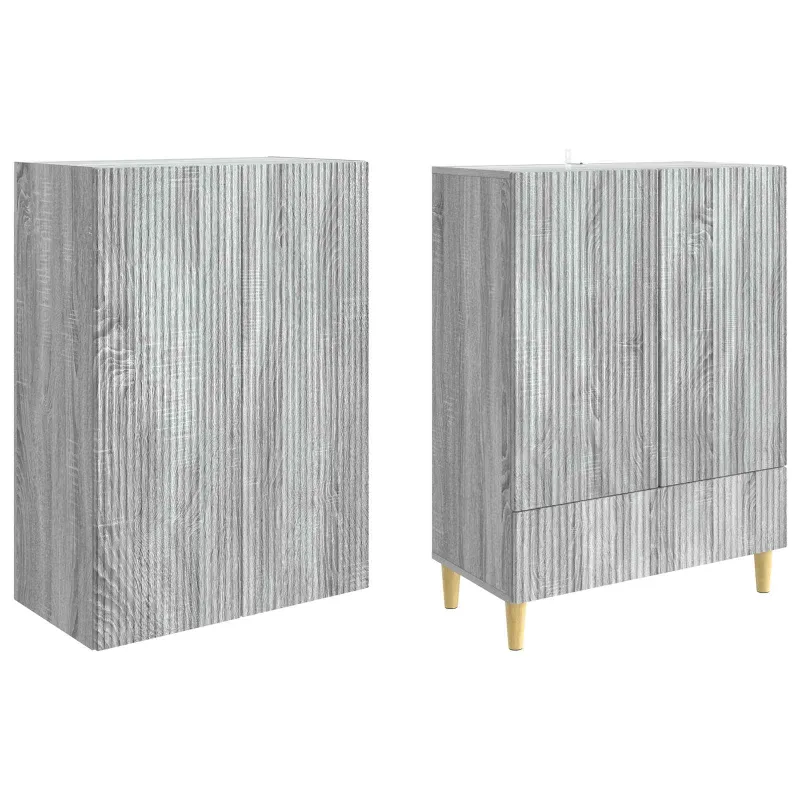 Spintelė 2 pcs 66 x 34,5 x 95 cm Apdirbta mediena