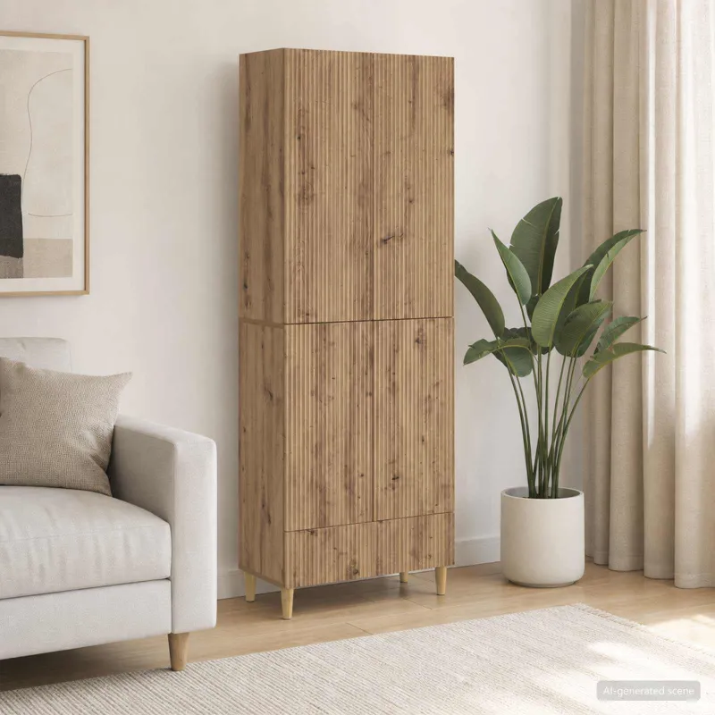 Spintelė 2 pcs Artisano ąžuolo 66 x 34,5 x 95 cm