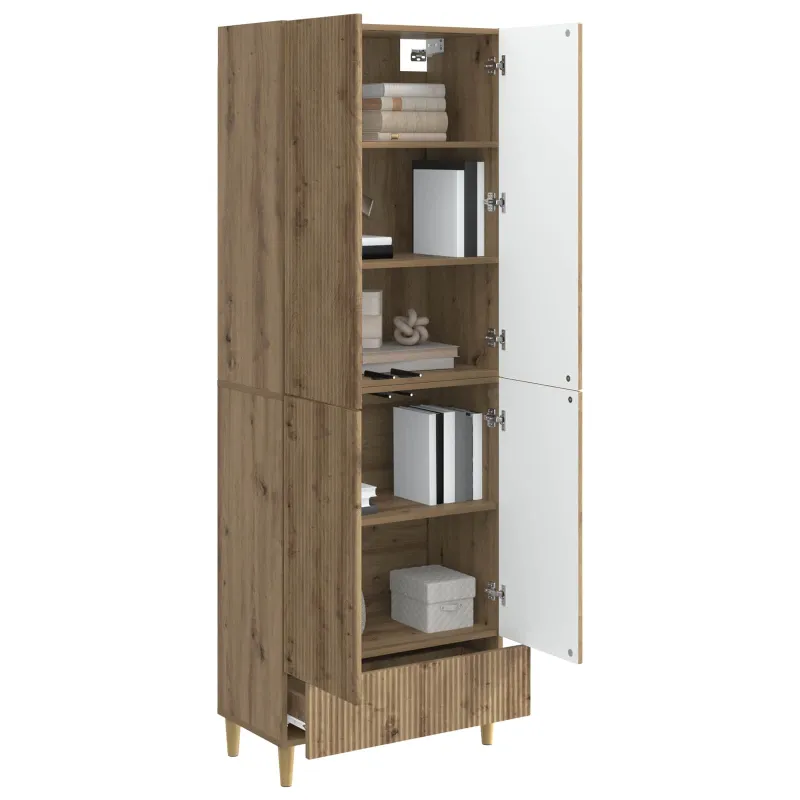 Spintelė 2 pcs Artisano ąžuolo 66 x 34,5 x 95 cm