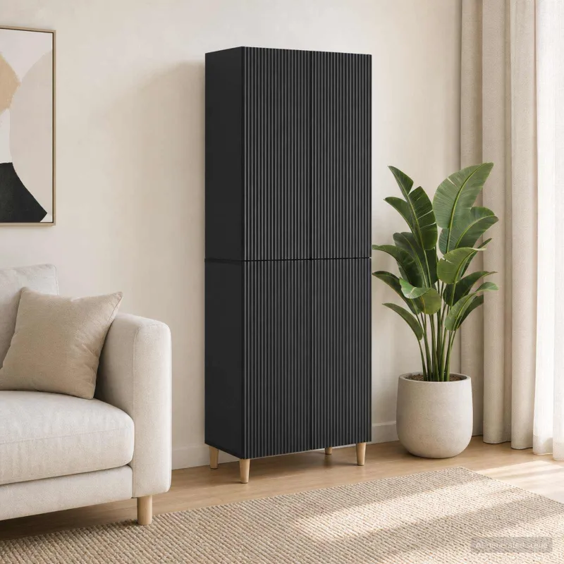Spintelė 2 pcs 66 x 34,5 x 90 cm Apdirbta mediena