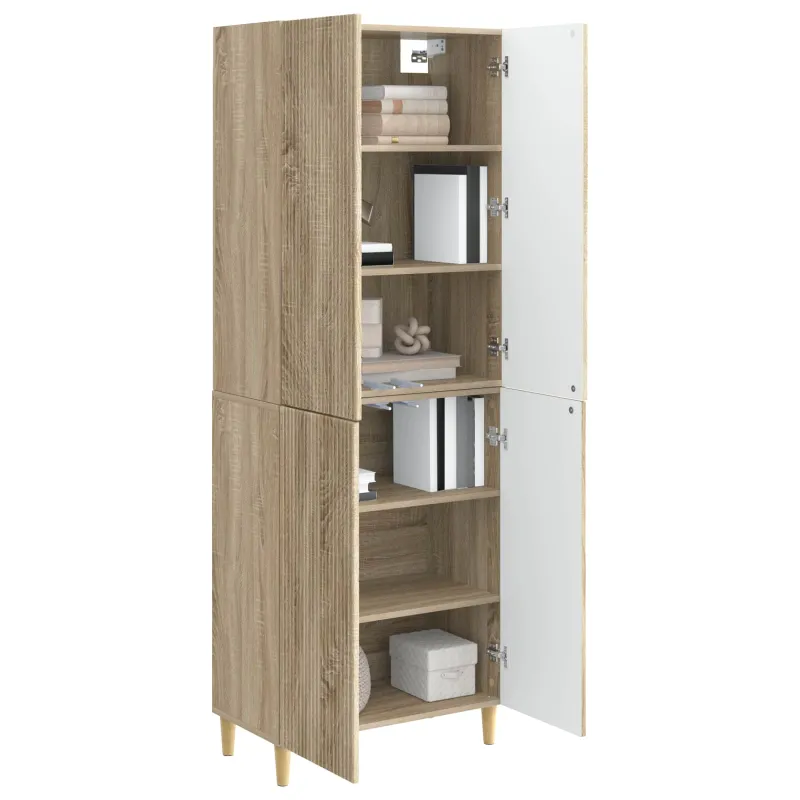Spintelė 2 pcs 66 x 34,5 x 90 cm Apdirbta mediena