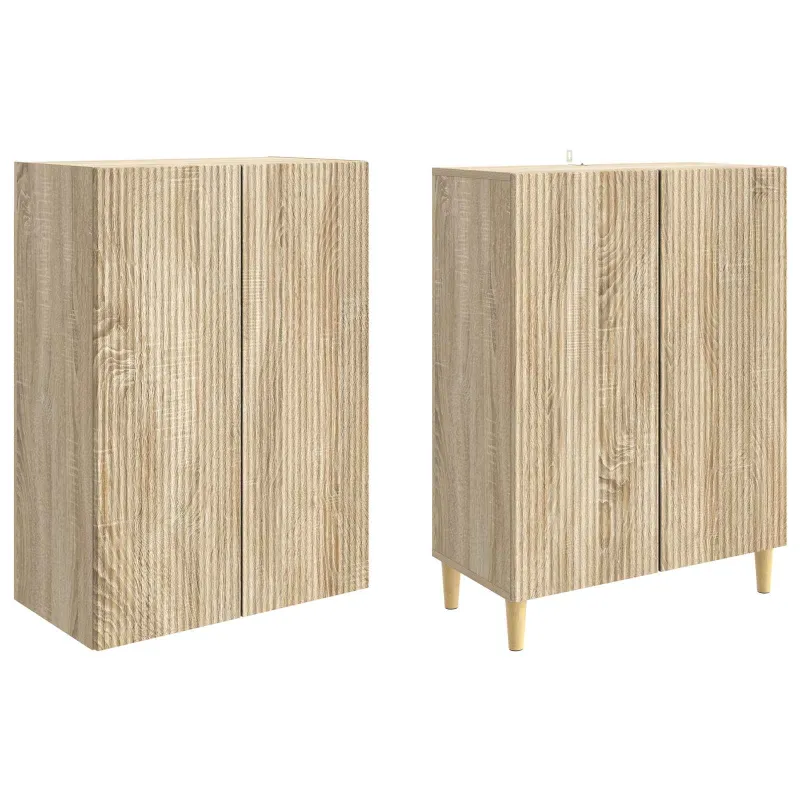 Spintelė 2 pcs 66 x 34,5 x 90 cm Apdirbta mediena