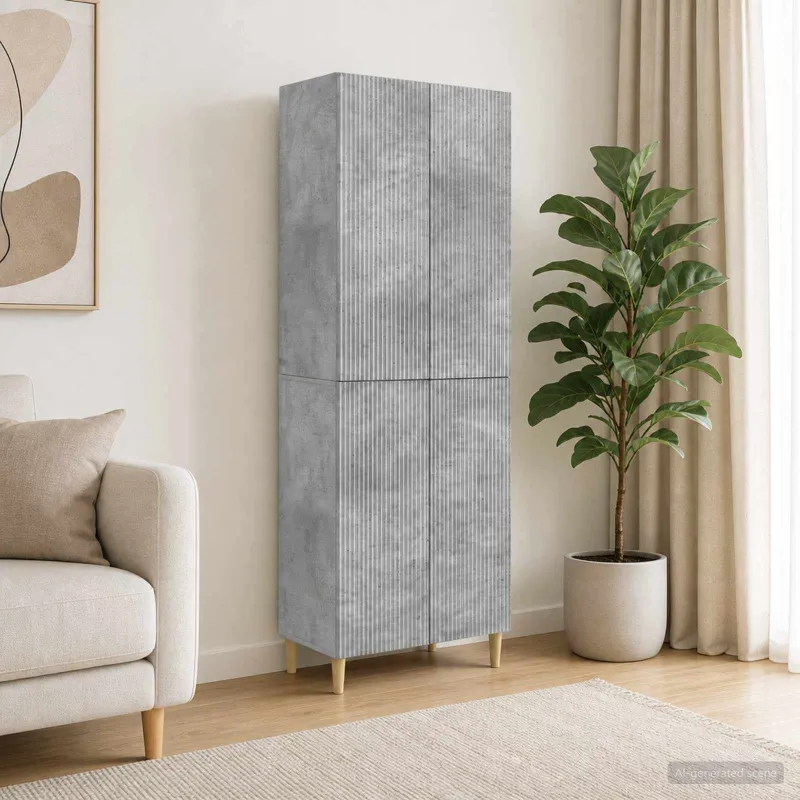 Spintelė 2 pcs 66 x 34,5 x 90 cm Apdirbta mediena