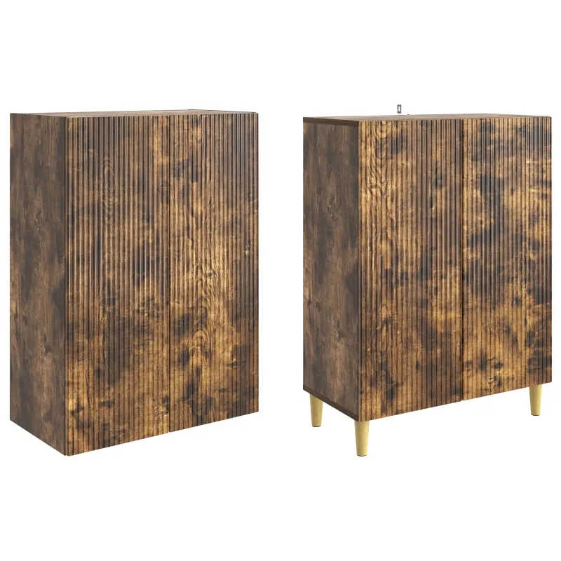 Spintelė 2 pcs 66 x 34,5 x 90 cm Apdirbta mediena