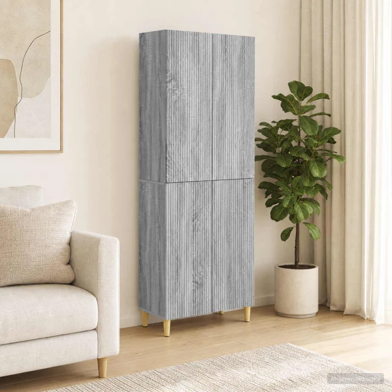 Spintelė 2 pcs 66 x 34,5 x 90 cm Apdirbta mediena