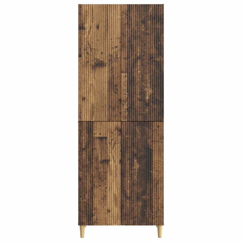 Spintelė 2 pcs Sendintos medienos 66 x 34,5 x 90 cm