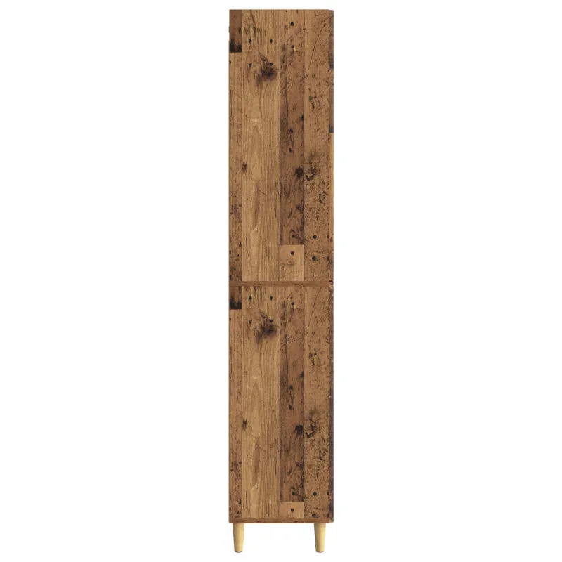Spintelė 2 pcs Sendintos medienos 66 x 34,5 x 90 cm