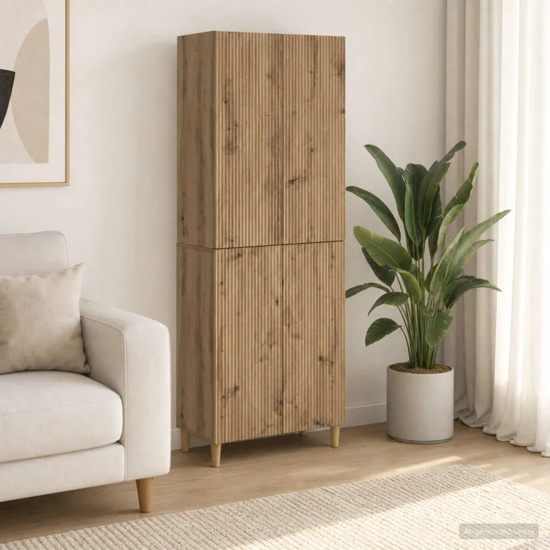 Spintelė 2 pcs Artisano ąžuolo 66 x 34,5 x 90 cm
