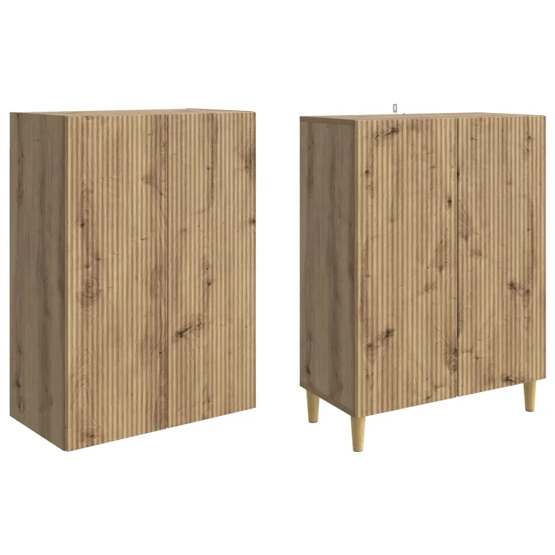 Spintelė 2 pcs Artisano ąžuolo 66 x 34,5 x 90 cm