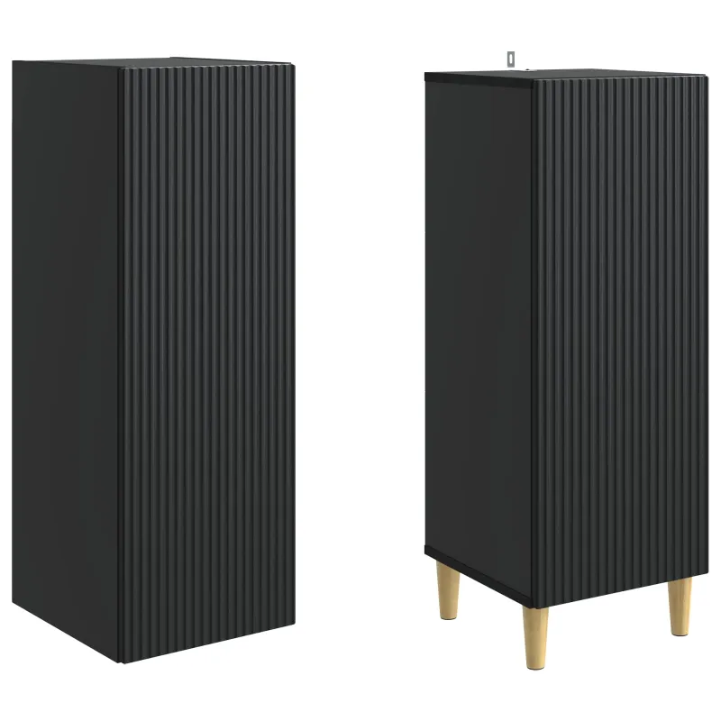 Spintelė 2 pcs 33 x 34,5 x 90 cm Apdirbta mediena