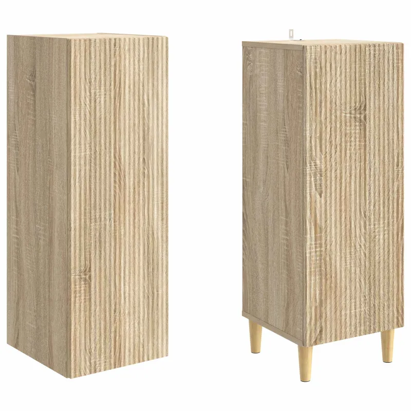 Spintelė 2 pcs 33 x 34,5 x 90 cm Apdirbta mediena