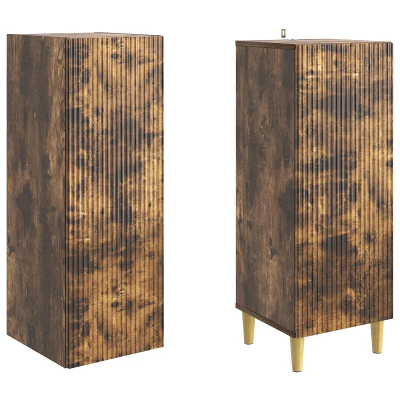 Spintelė 2 pcs 33 x 34,5 x 90 cm Apdirbta mediena
