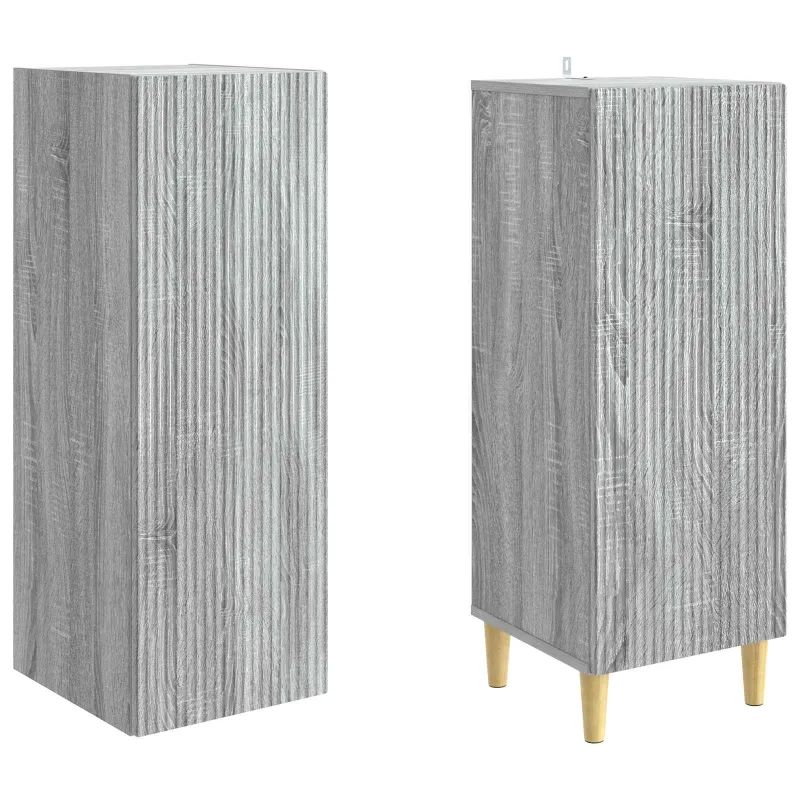 Spintelė 2 pcs 33 x 34,5 x 90 cm Apdirbta mediena