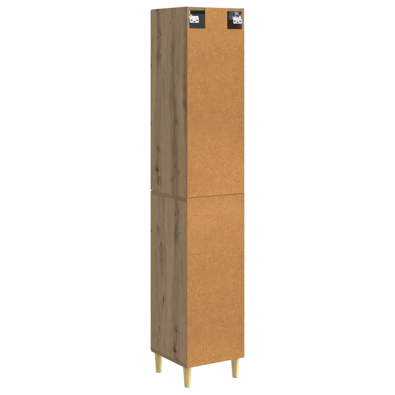 Spintelė 2 pcs 33 x 34,5 x 90 cm Apdirbta mediena
