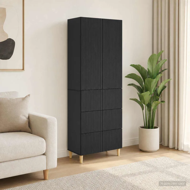Spintelė 2 pcs 66 x 34,5 x 90 cm Apdirbta mediena