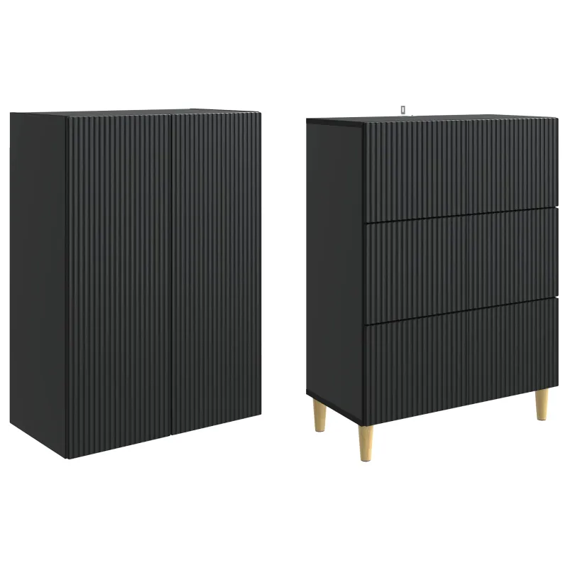 Spintelė 2 pcs 66 x 34,5 x 90 cm Apdirbta mediena
