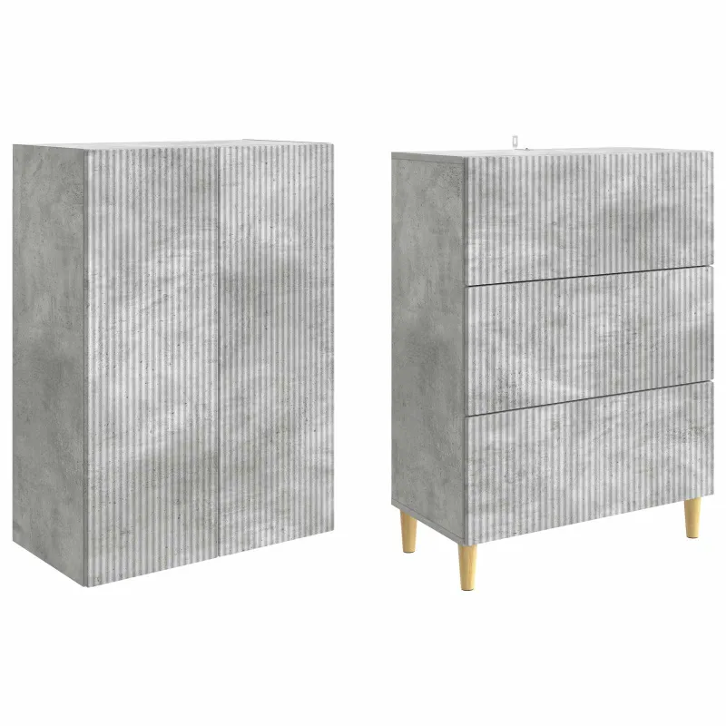 Spintelė 2 pcs 66 x 34,5 x 90 cm Apdirbta mediena