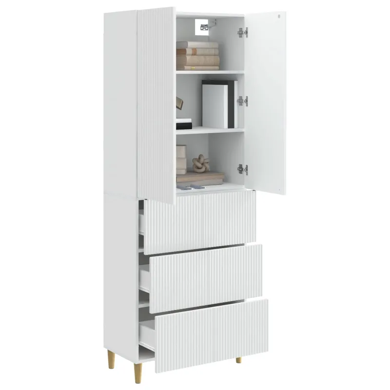 Spintelė 2 pcs 66 x 34,5 x 90 cm Apdirbta mediena