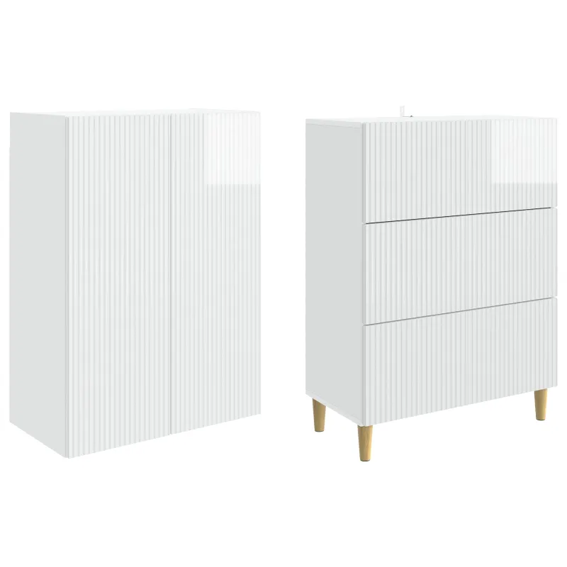 Spintelė 2 pcs 66 x 34,5 x 90 cm Apdirbta mediena