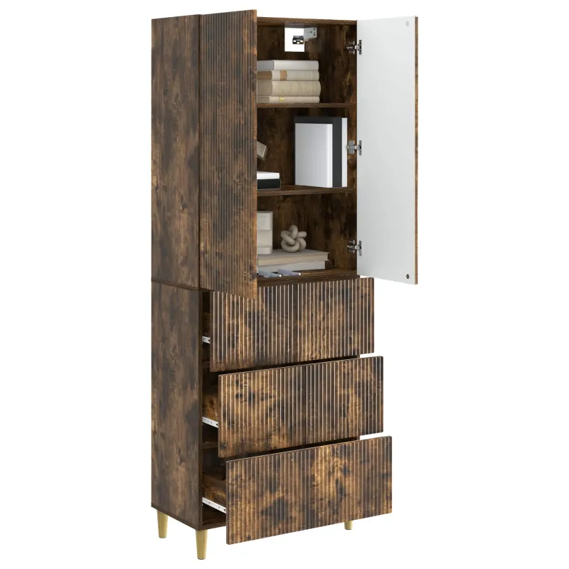 Spintelė 2 pcs 66 x 34,5 x 90 cm Apdirbta mediena
