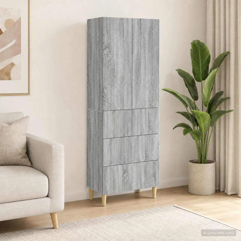 Spintelė 2 pcs 66 x 34,5 x 90 cm Apdirbta mediena