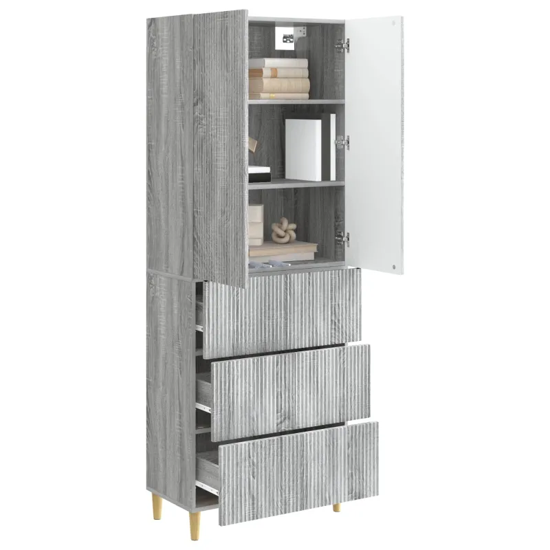 Spintelė 2 pcs 66 x 34,5 x 90 cm Apdirbta mediena