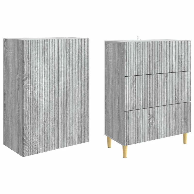 Spintelė 2 pcs 66 x 34,5 x 90 cm Apdirbta mediena