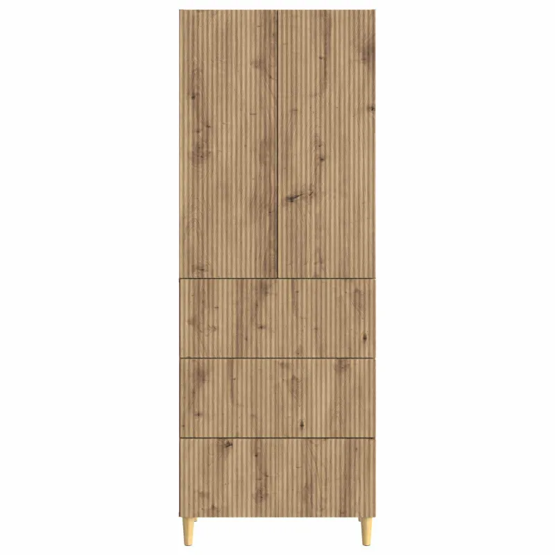 Spintelė 2 pcs 66 x 34,5 x 90 cm Apdirbta mediena
