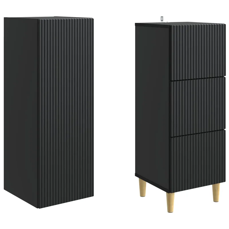 Spintelė 2 pcs 33 x 34,5 x 90 cm Apdirbta mediena