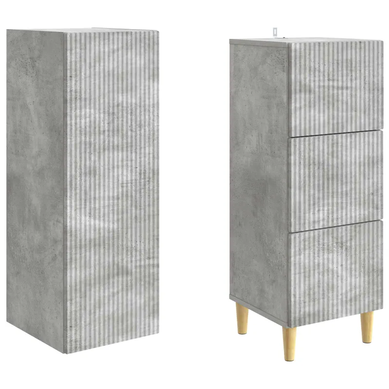 Spintelė 2 pcs 33 x 34,5 x 90 cm Apdirbta mediena