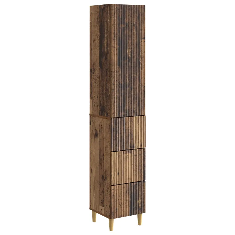 Spintelė 2 pcs 33 x 34,5 x 90 cm Apdirbta mediena