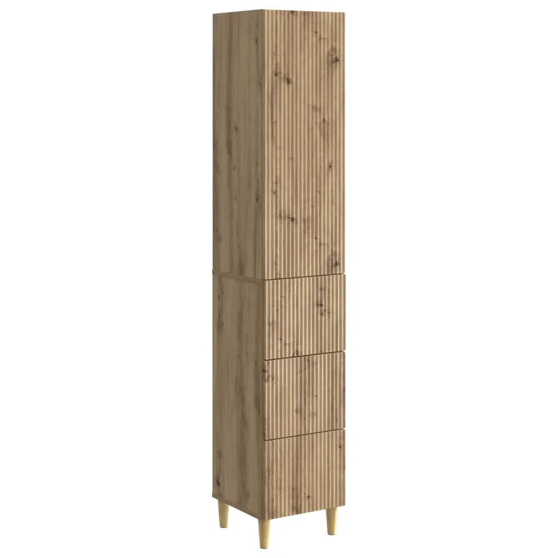 Spintelė 2 pcs 33 x 34,5 x 90 cm Apdirbta mediena
