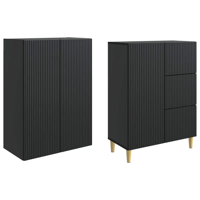 Spintelė 2 pcs 66 x 34,5 x 90 cm Apdirbta mediena