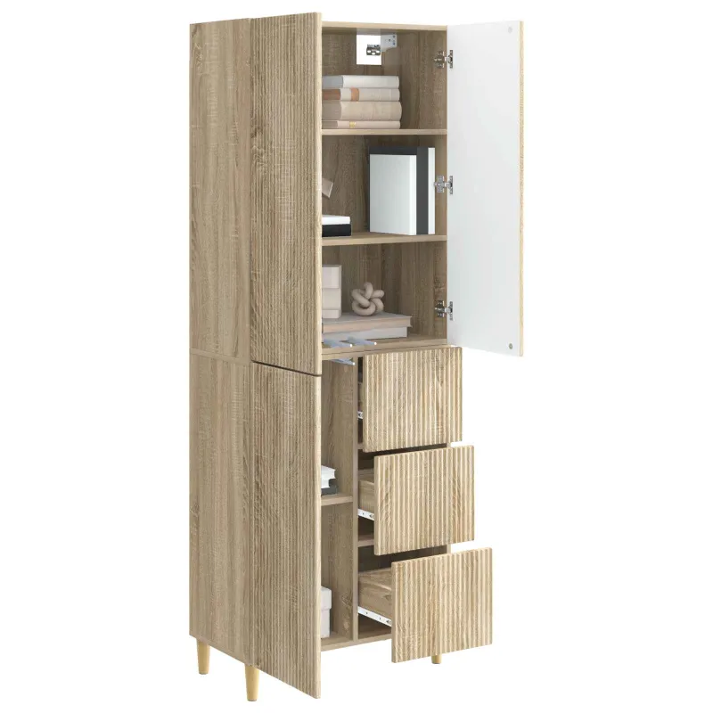 Spintelė 2 pcs 66 x 34,5 x 90 cm Apdirbta mediena