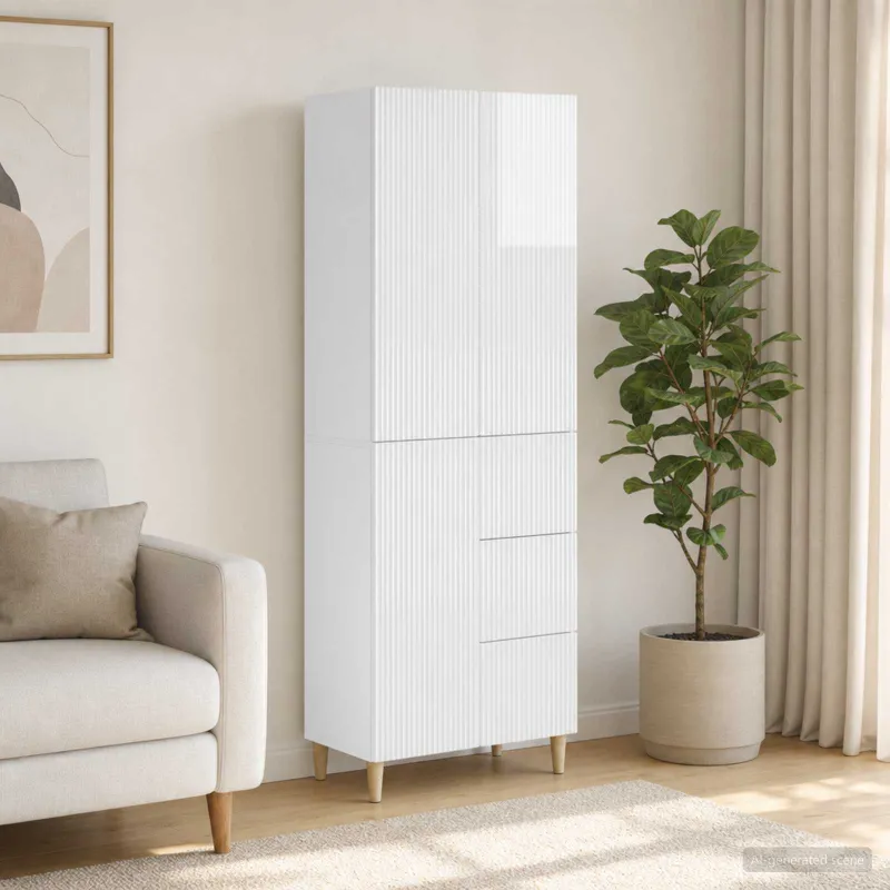 Spintelė 2 pcs 66 x 34,5 x 90 cm Apdirbta mediena