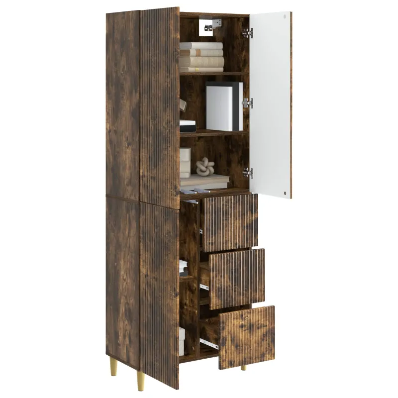 Spintelė 2 pcs 66 x 34,5 x 90 cm Apdirbta mediena