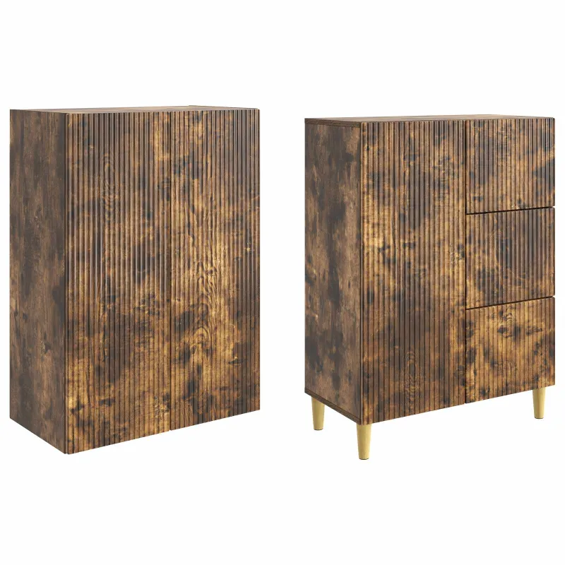 Spintelė 2 pcs 66 x 34,5 x 90 cm Apdirbta mediena