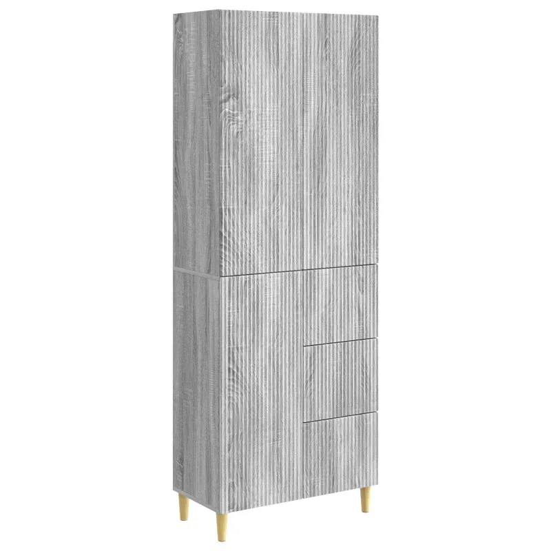 Spintelė 2 pcs Pilka Sonoma 66 x 34,5 x 90 cm Apdirbta mediena