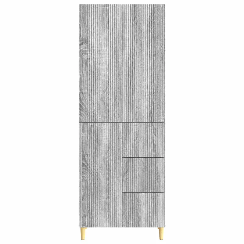 Spintelė 2 pcs Pilka Sonoma 66 x 34,5 x 90 cm Apdirbta mediena