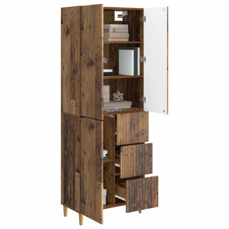 Spintelė 2 pcs 66 x 34,5 x 90 cm Apdirbta mediena
