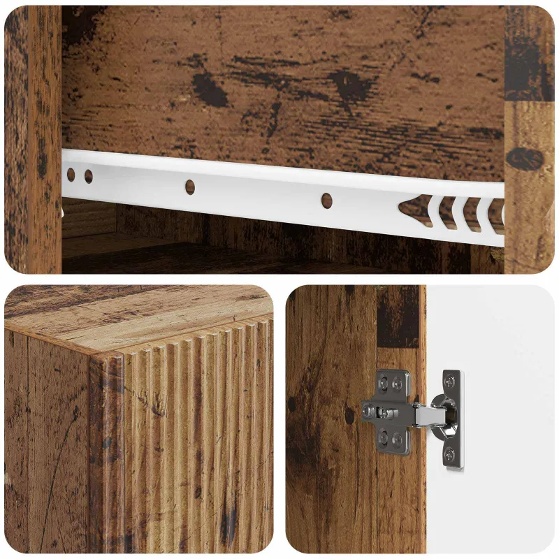 Spintelė 2 pcs 66 x 34,5 x 90 cm Apdirbta mediena