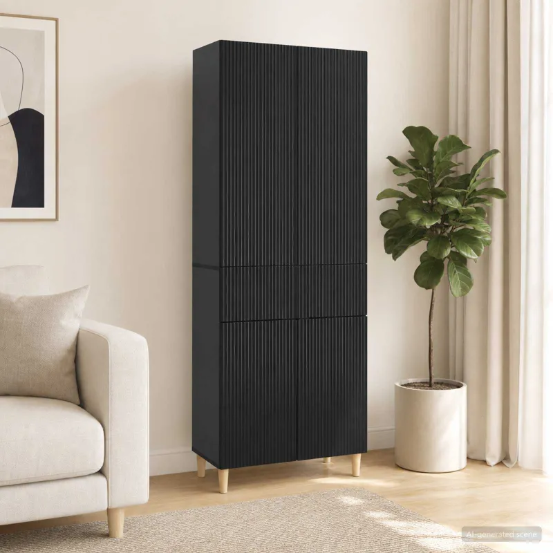 Spintelė 2 pcs 66 x 34,5 x 90 cm Apdirbta mediena